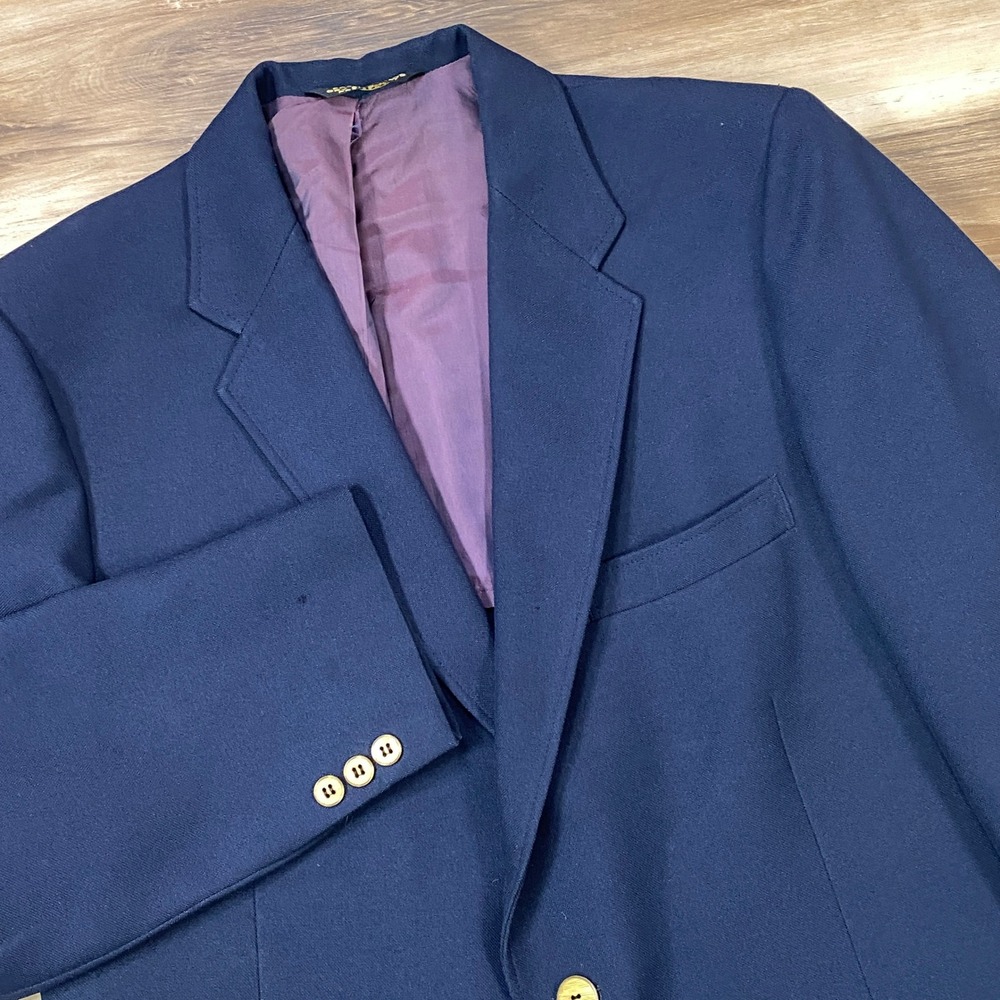 Vintage 60s Town & Country Anderson-Little Blazer Mens 40R Ivy League Wool Union